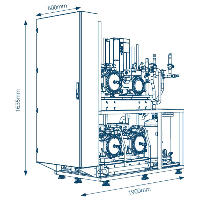 SCM Smart Booster CO2 compressor units