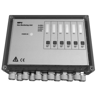 Samon elektronische gaslekdetectie systemen, monitoring Multi Point Units