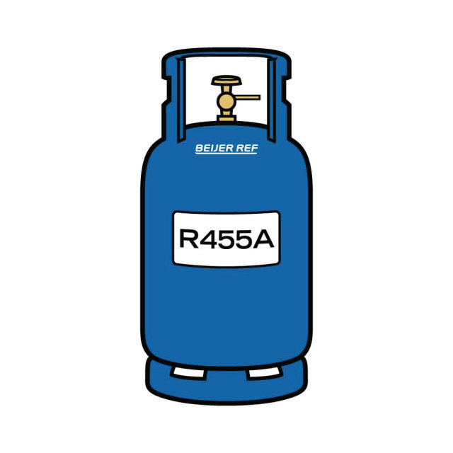 N874-0100 R455A (Solstice L40X) Borgcilinder | 10kg