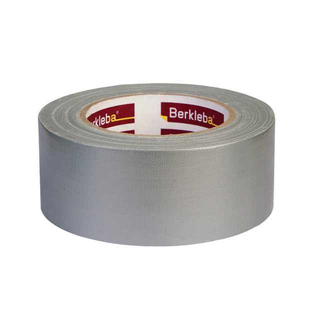 N714-3410 Berkleba watervaste katoenen (duct) kleefband  | Breedte: 50 mm | Kleur: Grijs