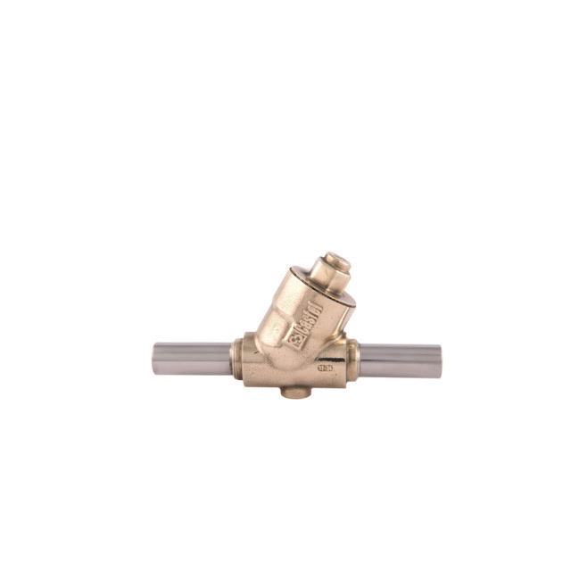 N644-1980 Castel 3148EW/M22  | 7/8" Soldeer Recht (RVS) | KV: 8.1