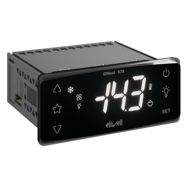 N498-5722 Eliwell IDNext 978 P/B | Sensoren: 2: NTC/PTC/Pt1006 | Functies: Easy Map, Real Time Clock | Bereik: -30 tot 85°C | 230V