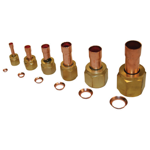 N808-1400 Freddox FA-2 verloopconnectie RVS/CU | SAE | 1/4"