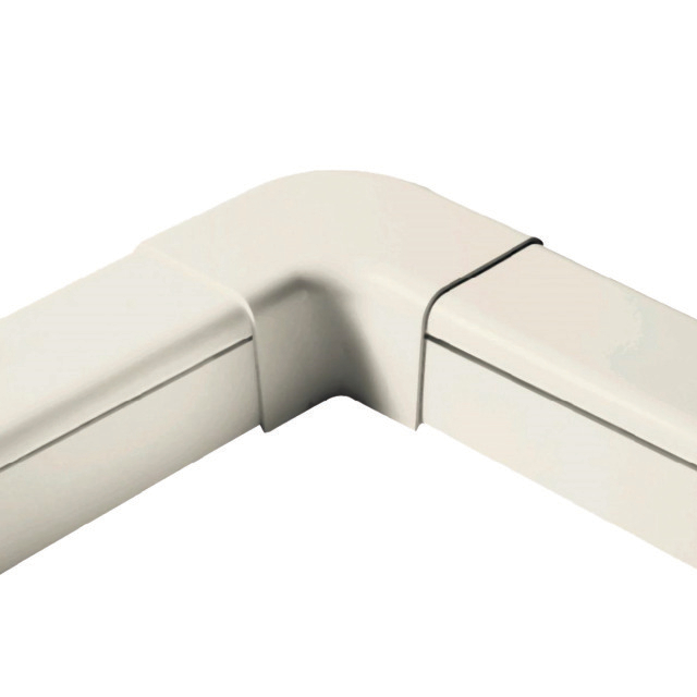 N740-3230 Freddox 0907 CP | Platte bocht  90° | Creme