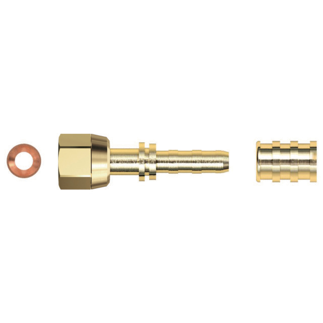 N512-1220 Gomax XBA02N | Rechte schroefpilaar | 1/4" SAE