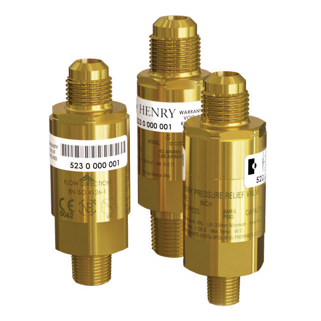 N638-2227 Henry 5231BX | In 1/2" Uit 5/8" NPTF Flare Recht | Bar 35