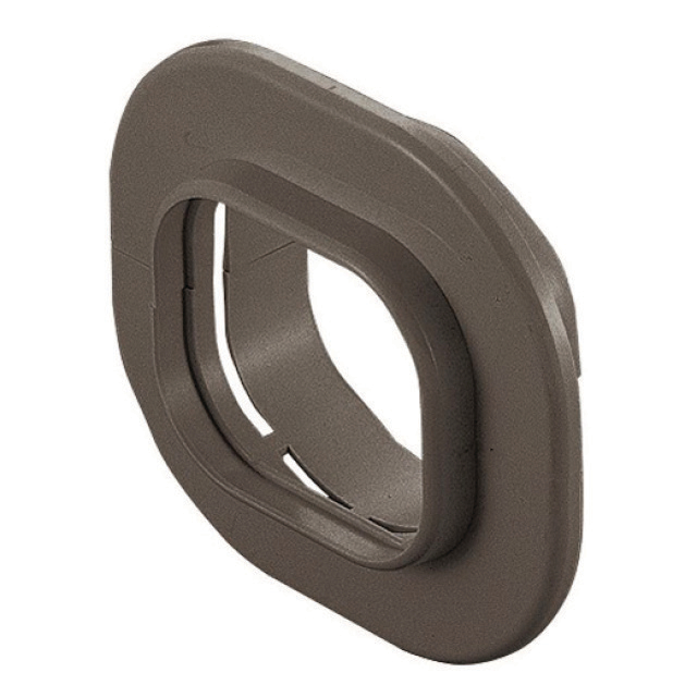 N741-1238 Inaba Denko SWC-140-B | Muur- / vloerrozet | Bruin