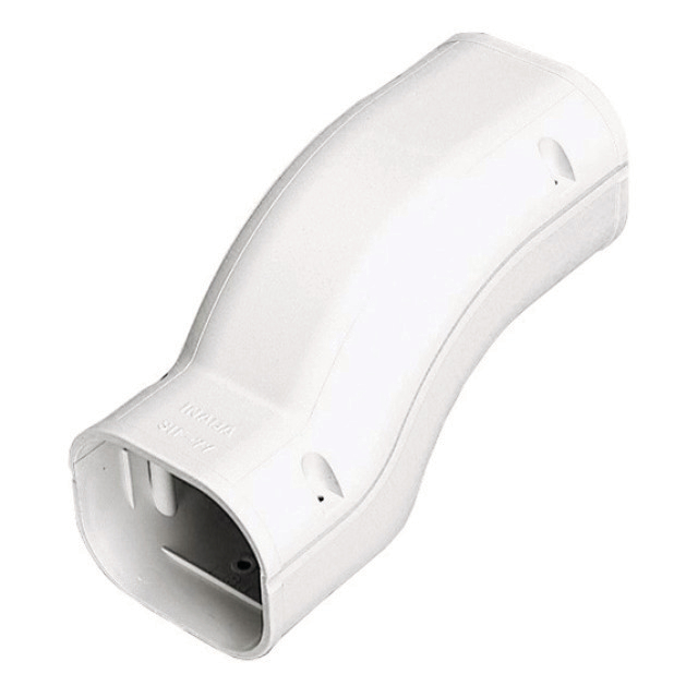 N741-1337 Inaba Denko SIF-100-W | Verspringende bocht | Wit
