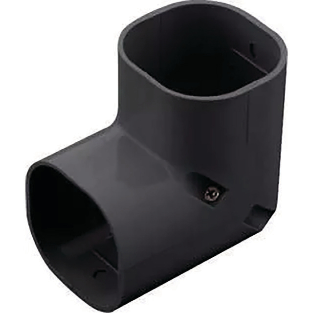 N741-1114 Inaba Denko SC-77-K | Buitenbocht 90° | Zwart
