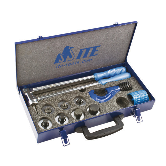 N791-1800 ITE Metalen doos met 7 adapters 3/8", 1/2", 5/8", 3/4", 7/8", 1 1/8", 1 3/8" (ITE)