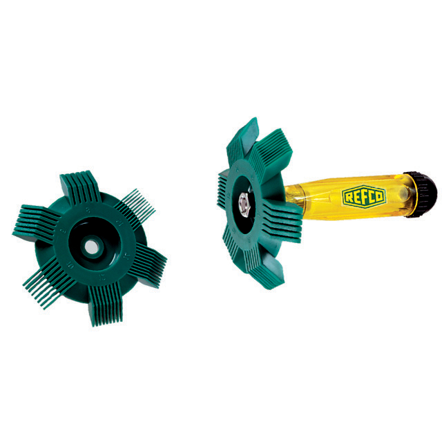 N884-1100 Refco lamellenkammen Voor alle afmetingen, met reserve kam in pla