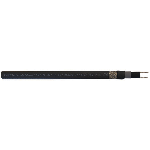 N733-8025 WebHeat SR-N-40-2-BO | Zelfregulerende verwarmingskabel | 40 Watt | 25 m