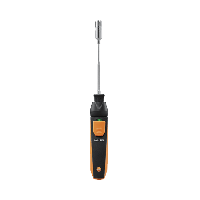 N836-6115 Testo 915i draadloze thermometer met oppervlaktevoeler en smartphone / tablet bediening 915i (0563 2915).