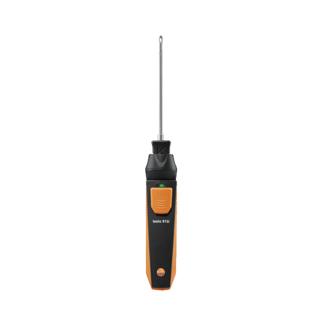 N836-6110 Testo 915i draadloze thermometer met luchtvoeler en smartphone / tablet bediening (0563 3915).