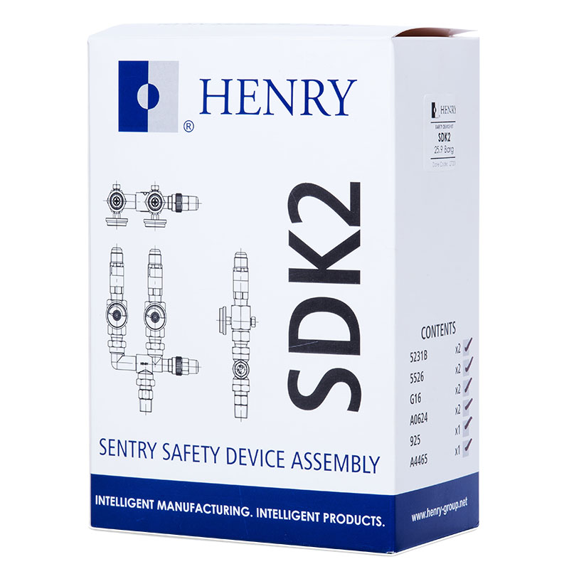 N638-7140 SDK2-24.8 bar(G)-CE 24.8 bar(G) veiligheidsset