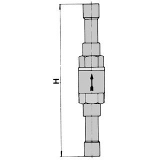 N644-1520 Castel Polyhedra 3132W/5 | 5/8" Soldeer Recht | KV: 3,3